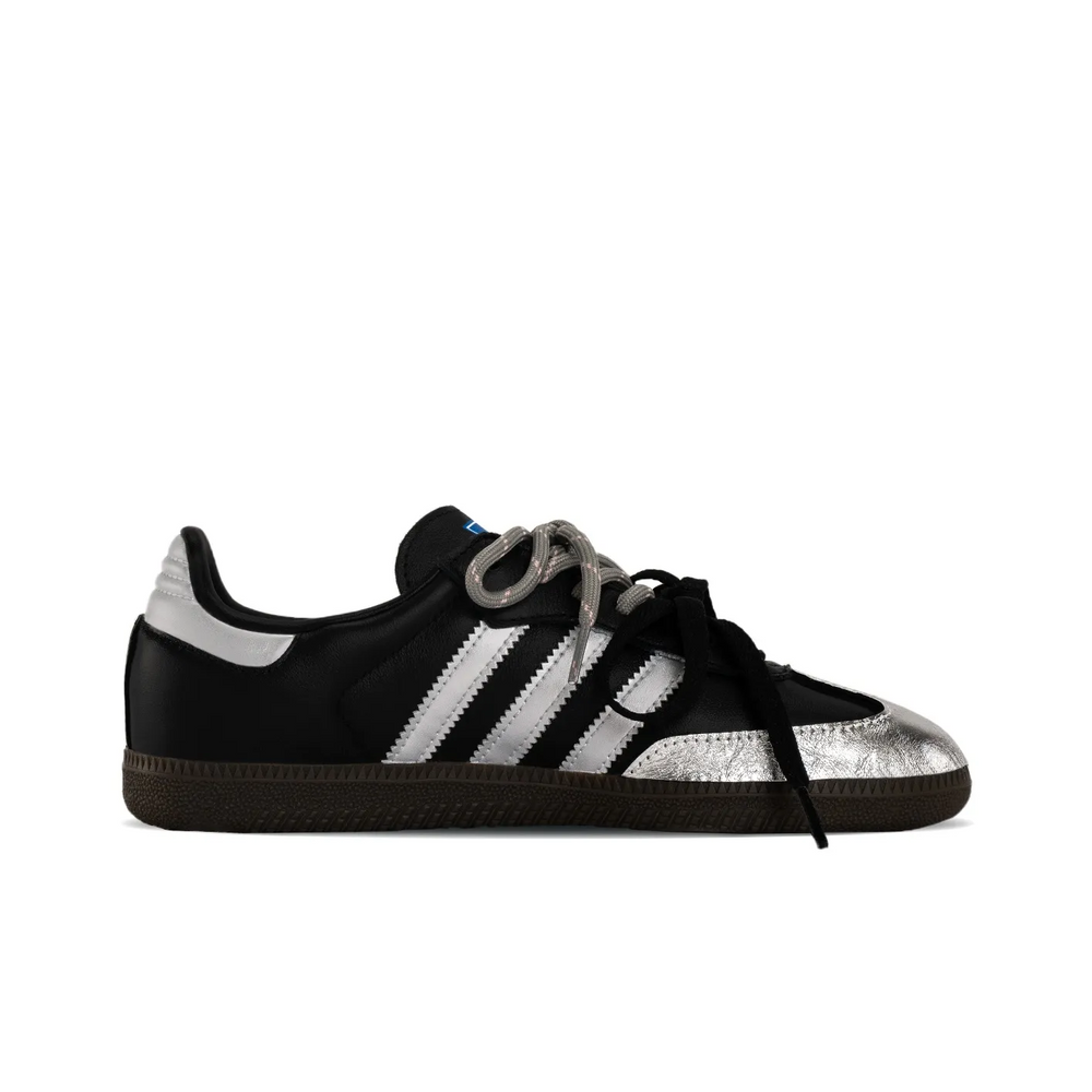Adidas Samba - Custom GAT Shoes Black Silver