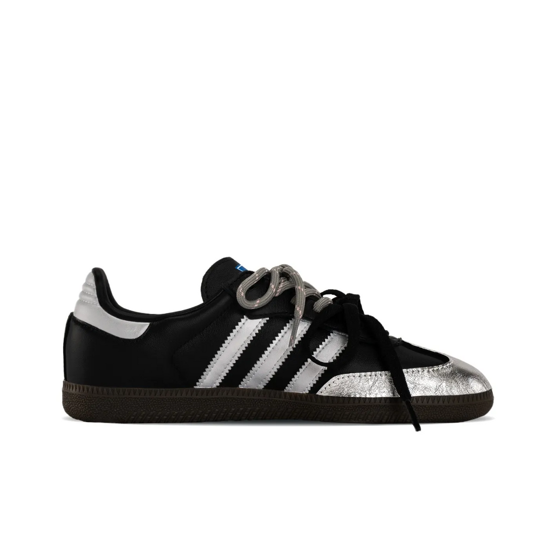 Adidas Samba - Custom GAT Shoes Black Silver