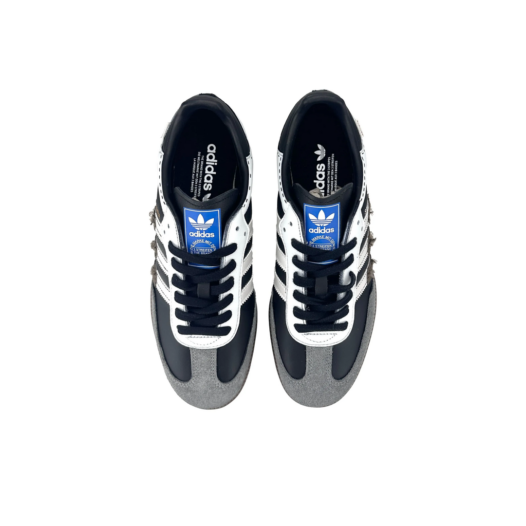 Adidas Samba - Custom GAT Shoes Black White Grey Brown