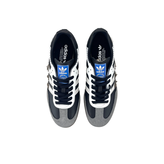 Adidas Samba - Custom GAT Shoes Black White Grey Brown