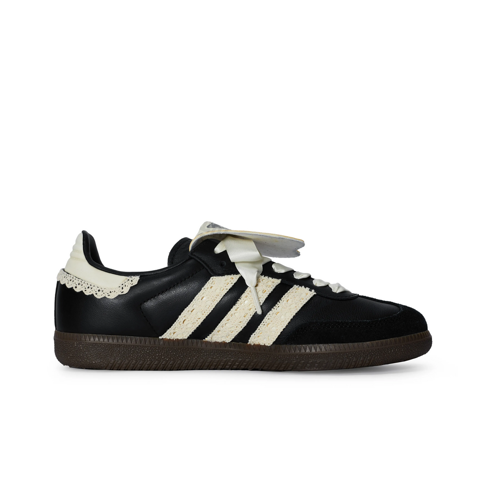 Adidas Samba - Custom GAT Shoes Black White Lace Dream Chaser