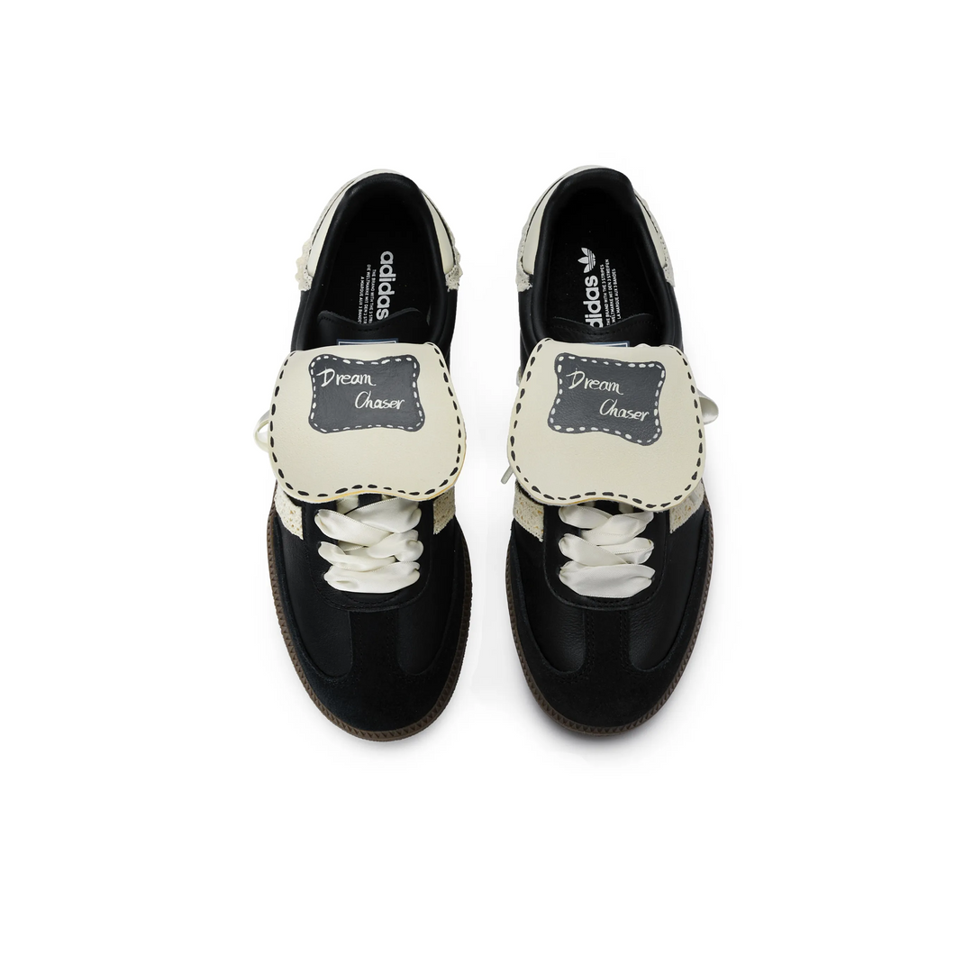 Adidas Samba - Custom GAT Shoes Black White Lace Dream Chaser