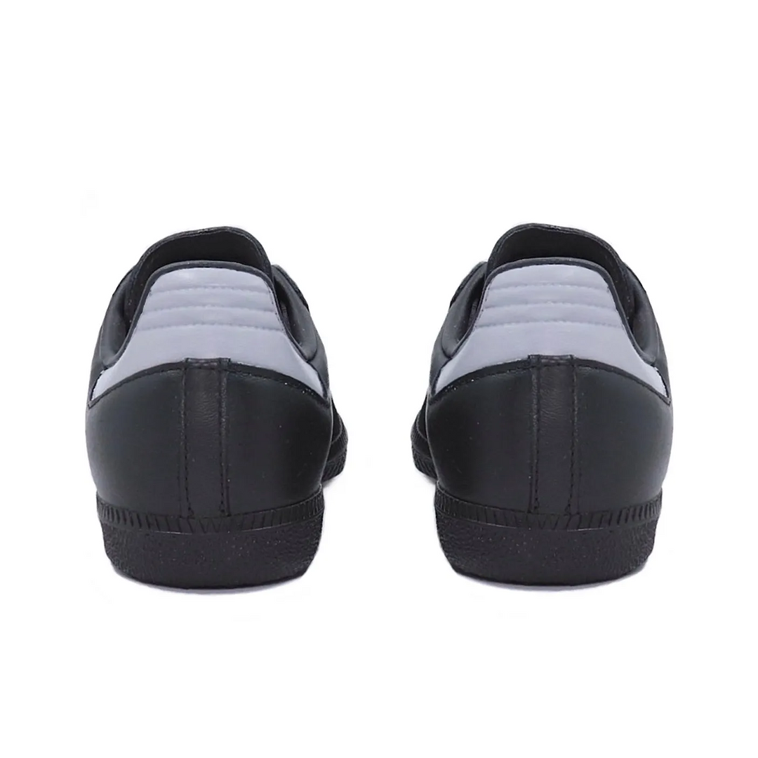 Adidas Samba - Custom GAT Shoes Black White With Samba Script