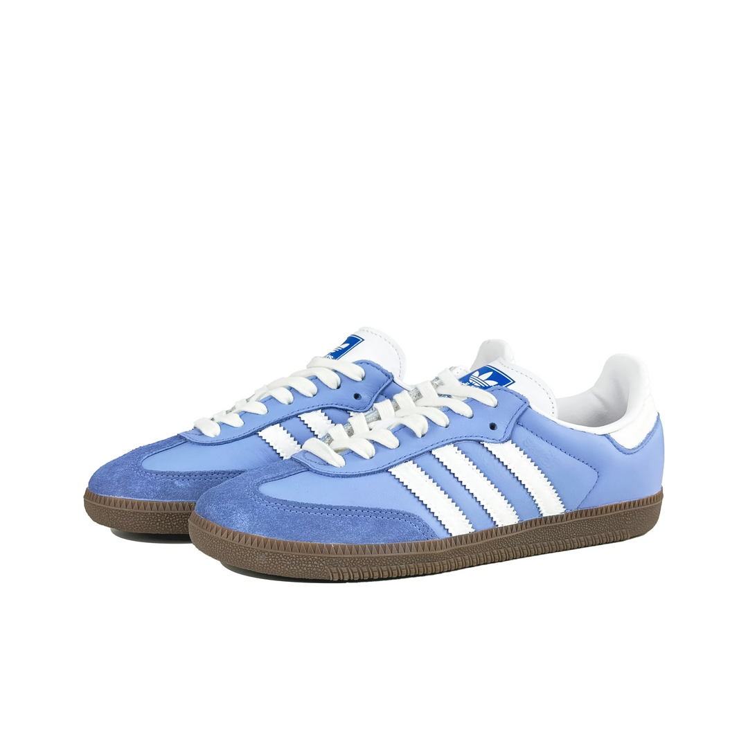 Adidas Samba - Custom GAT Shoes Blue White