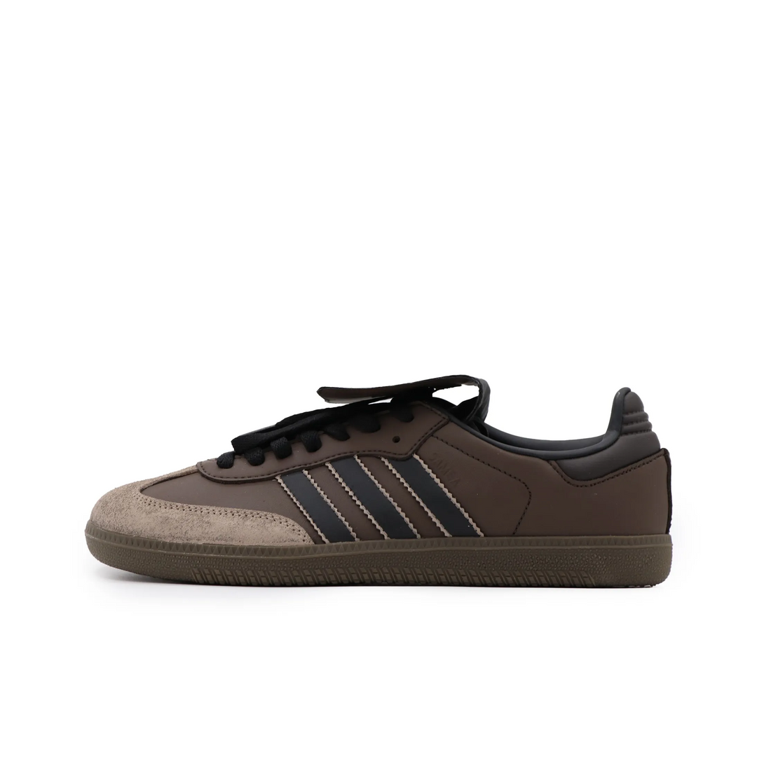 Adidas Samba - Custom GAT Shoes Brown Samba Logo