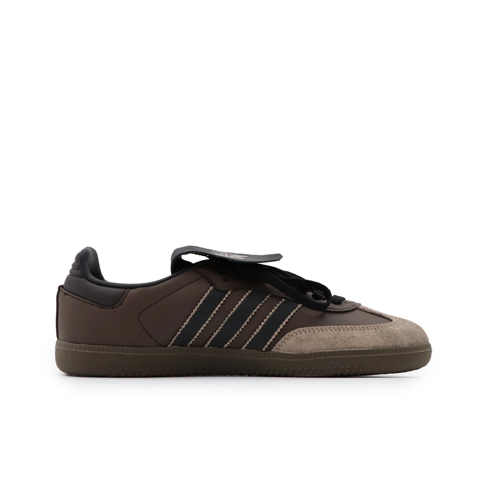 Adidas Samba - Custom GAT Shoes Brown Samba Logo