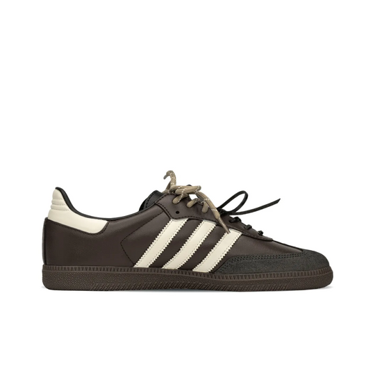 Adidas Samba - Custom GAT Shoes Brown White Striped