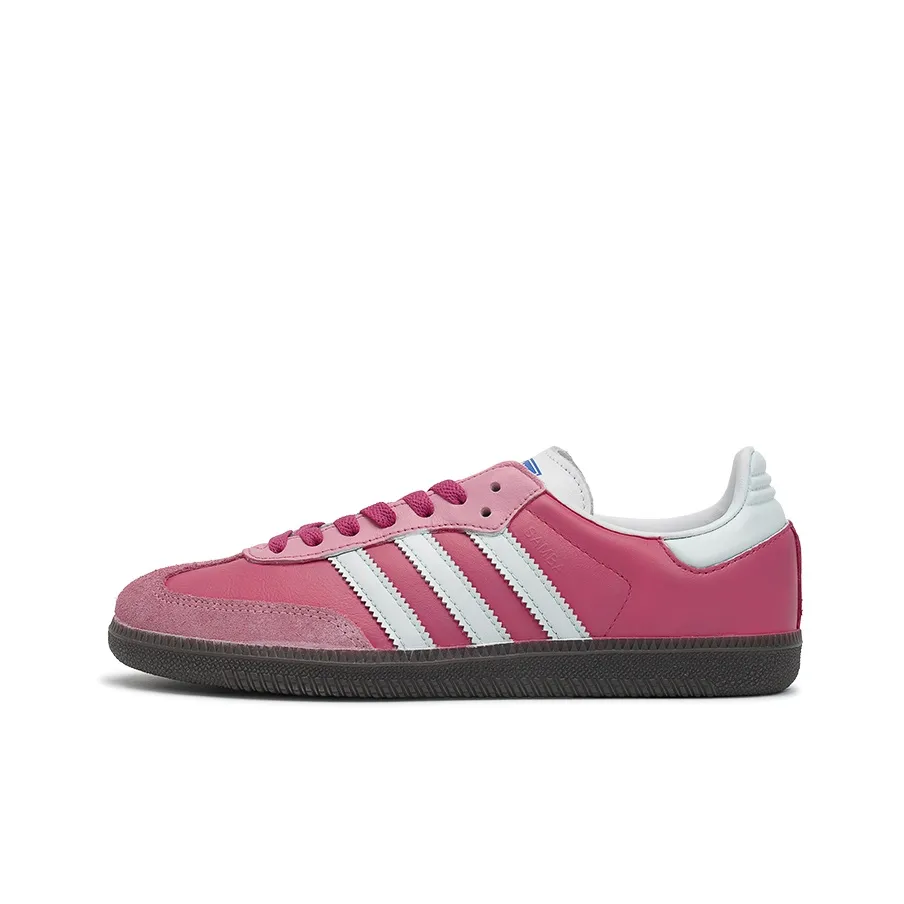 Adidas Samba - Custom GAT Shoes Pink White Three Stripes