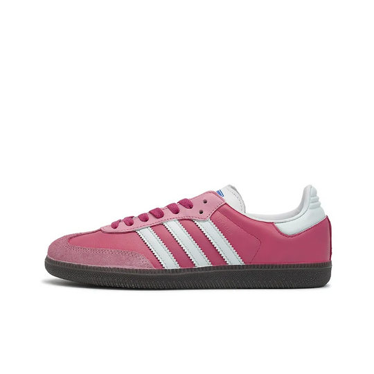 Adidas Samba - Custom GAT Shoes Pink White Three Stripes