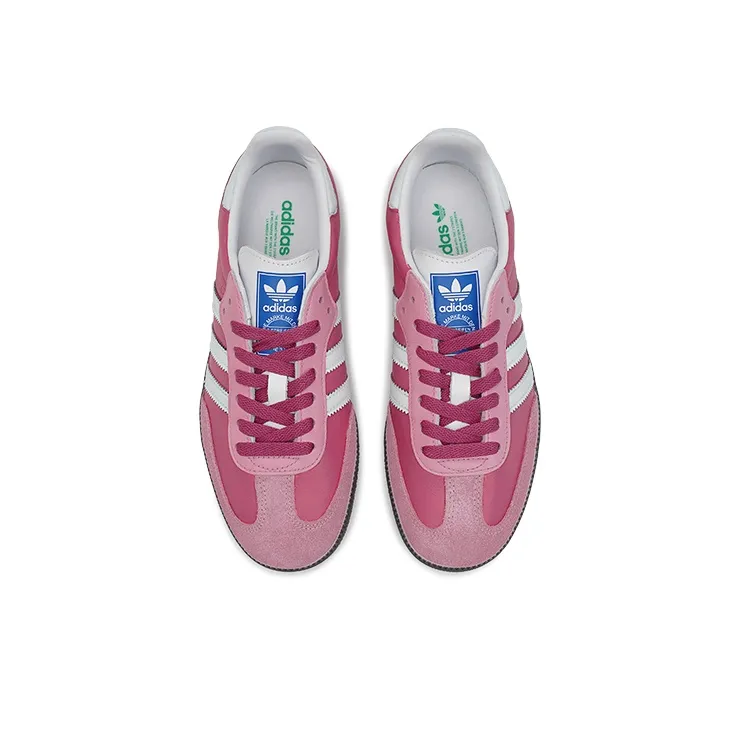 Adidas Samba - Custom GAT Shoes Pink White Three Stripes