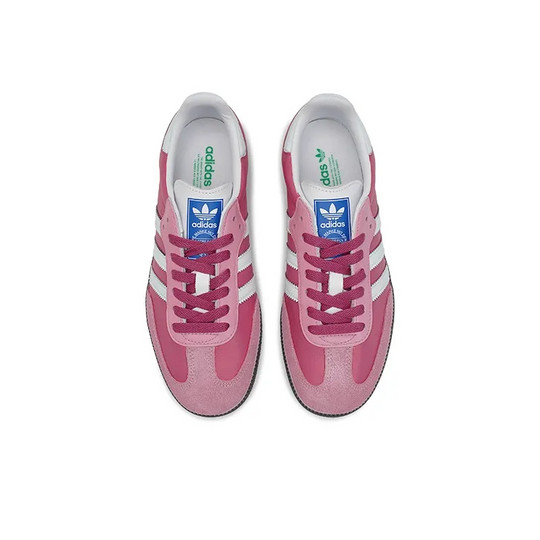 Adidas Samba - Custom GAT Shoes Pink White Three Stripes