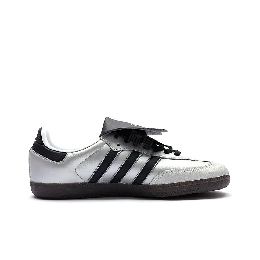 Adidas Samba - Custom GAT Shoes Silver Black Tokyo Pattern