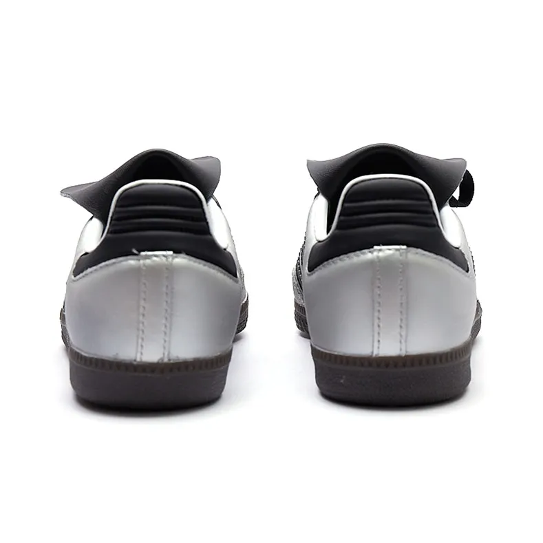 Adidas Samba - Custom GAT Shoes Silver Black Tokyo Pattern