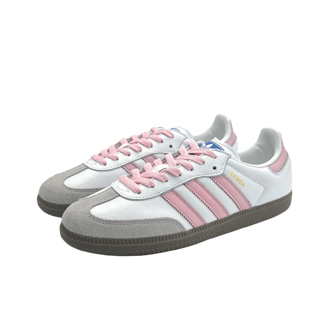 Adidas Samba - Custom GAT Shoes White Baby Pink