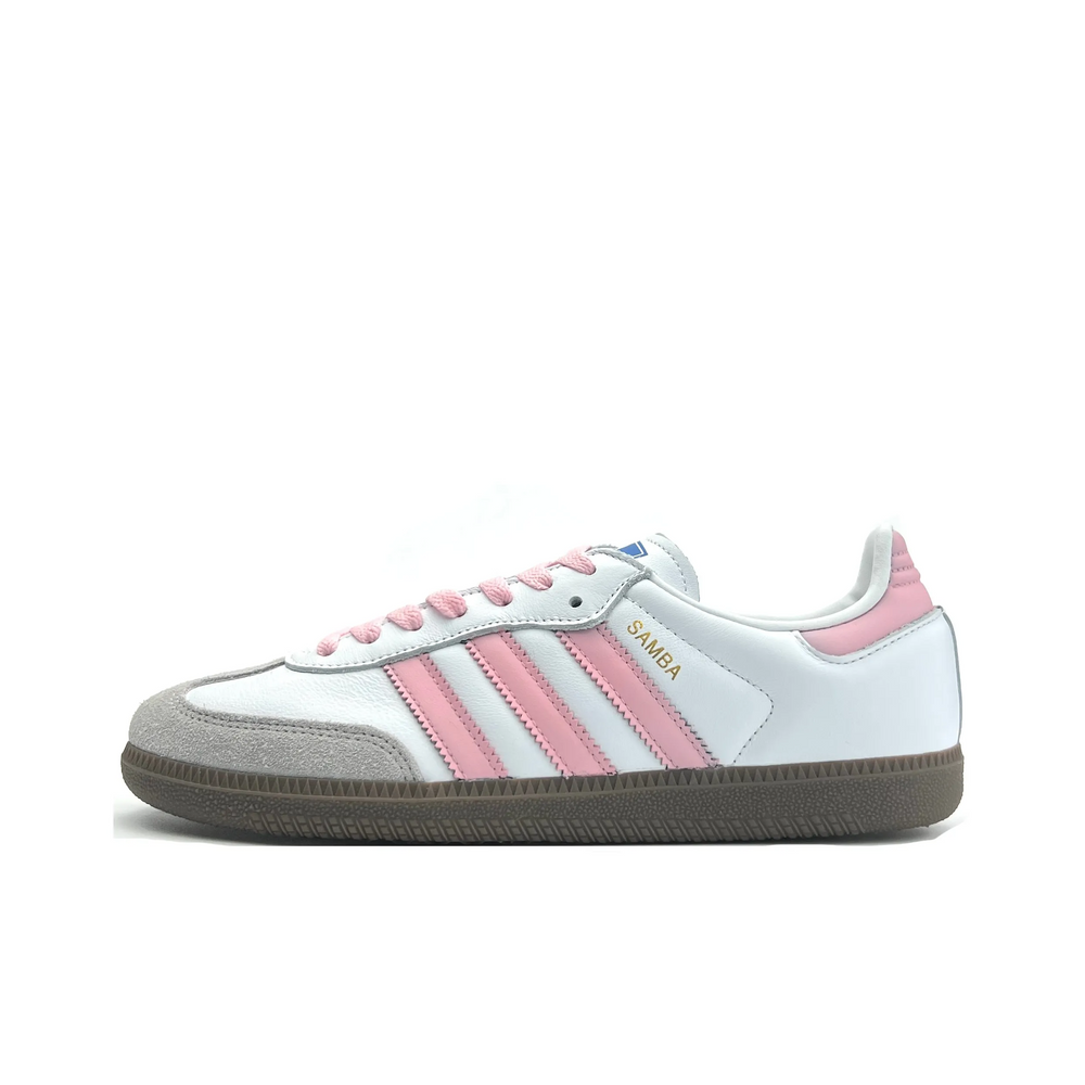 Adidas Samba - Custom GAT Shoes White Baby Pink