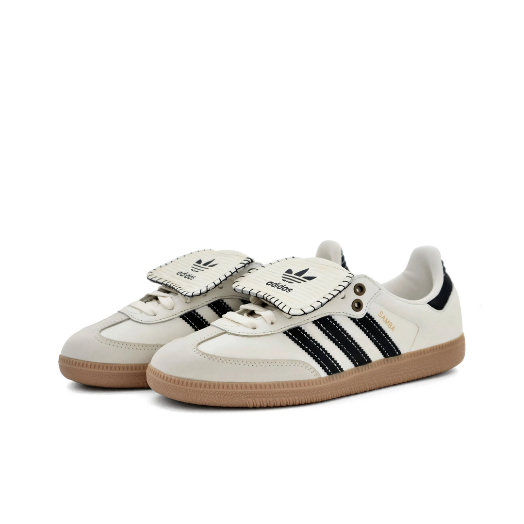 Adidas Samba - Custom GAT Shoes White Black Adidas Logo