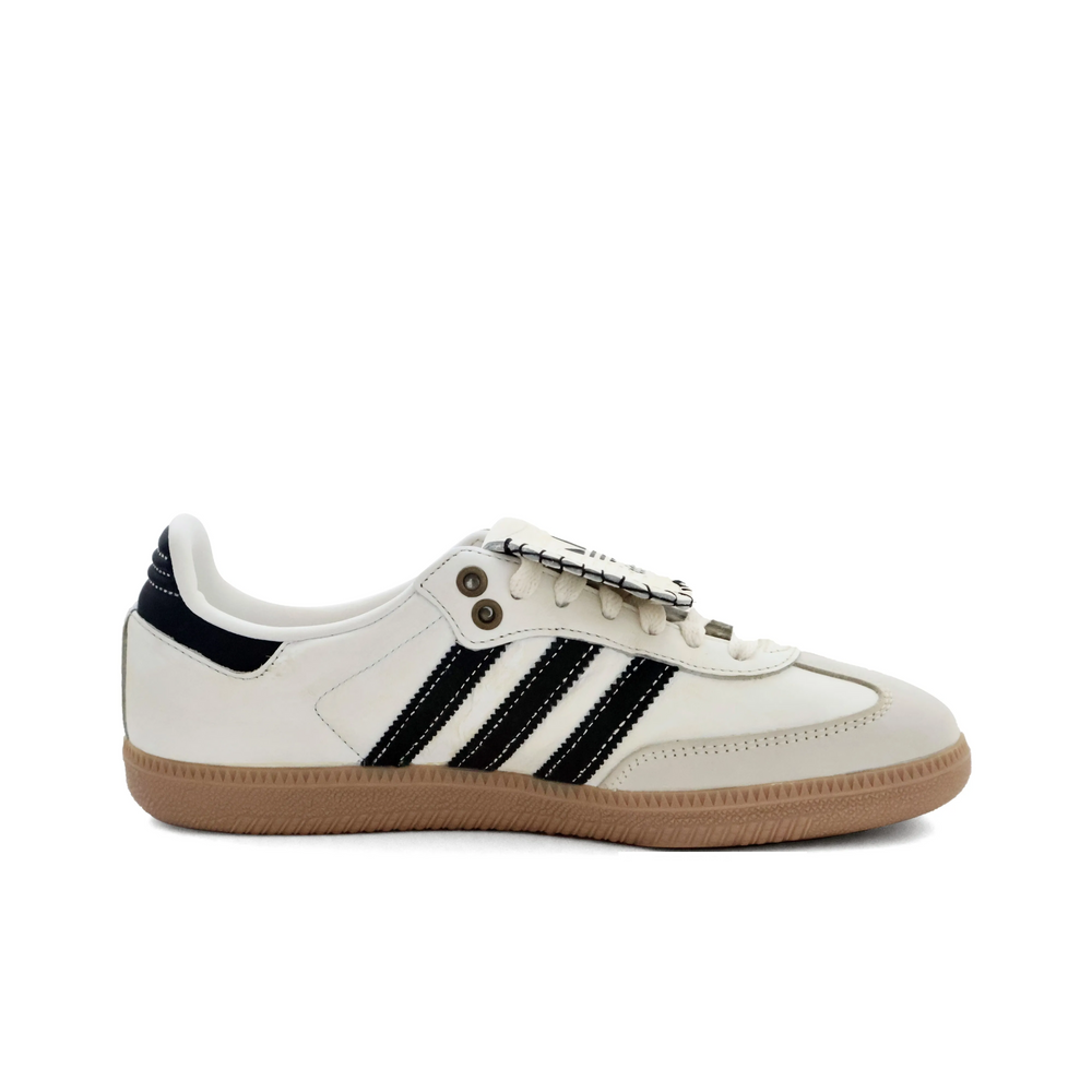 Adidas Samba - Custom GAT Shoes White Black Adidas Logo