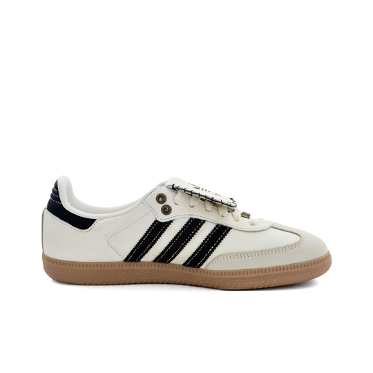 Adidas Samba - Custom GAT Shoes White Black Adidas Logo