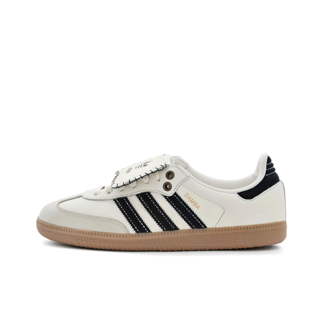 Adidas Samba - Custom GAT Shoes White Black Adidas Logo