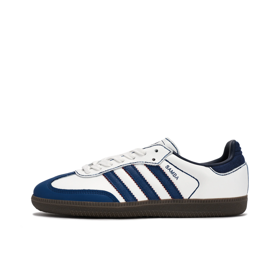 Adidas Samba - Custom GAT Shoes White Blue Classic Design