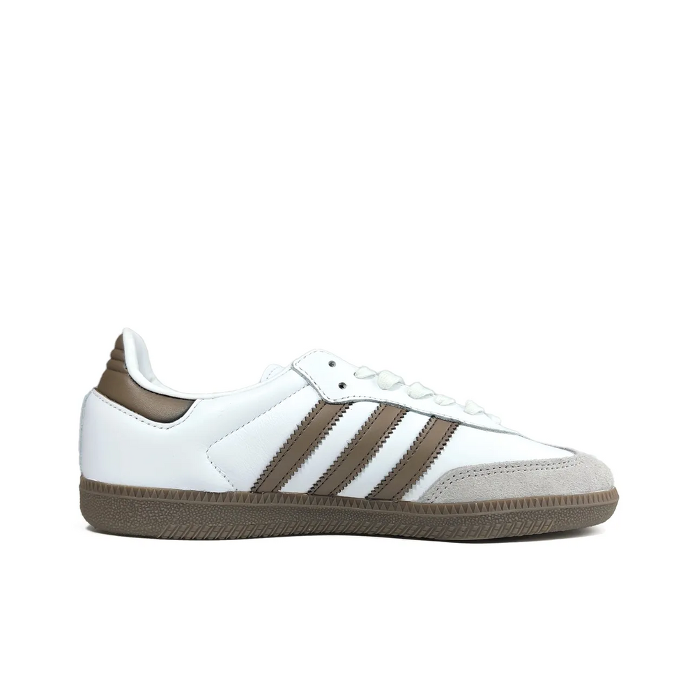 Adidas Samba - Custom GAT Shoes White Grey Brown