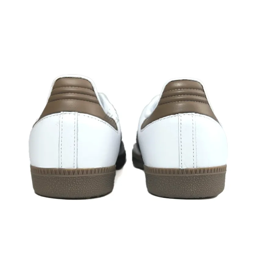 Adidas Samba - Custom GAT Shoes White Grey Brown
