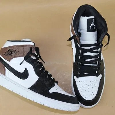 Custom Air Jordan 1 Black Chocolate White