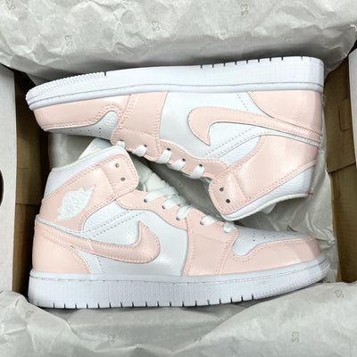 Custom Air Jordan 1 Light Pink White