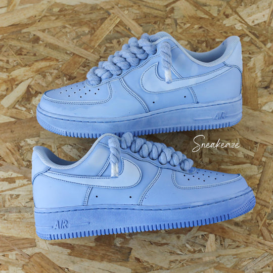 Custom Air Force 1 Baby Blue Plain