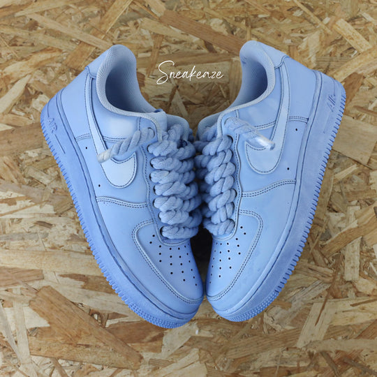 Custom Air Force 1 Baby Blue Plain