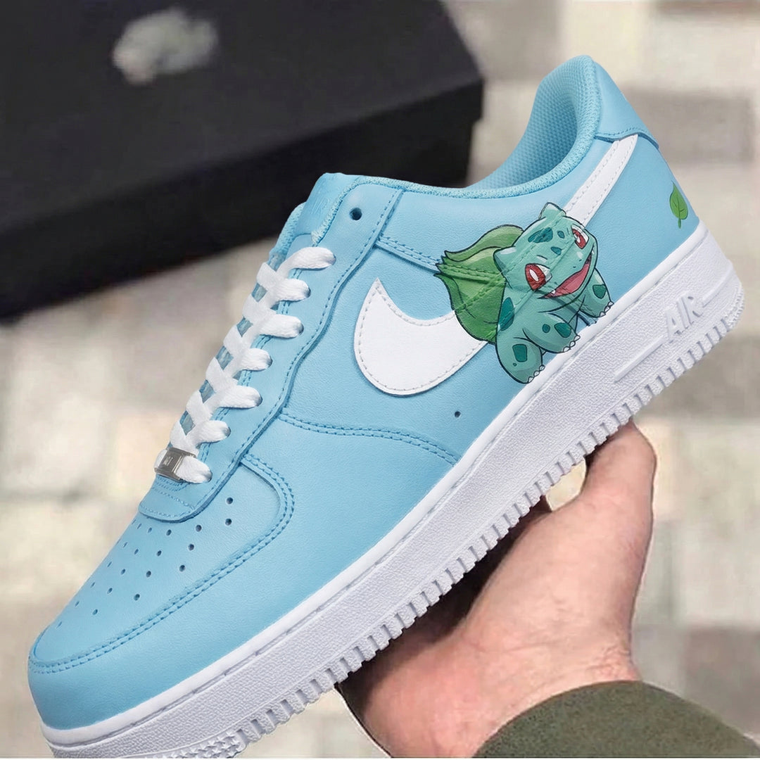 Custom Air Force 1 Baby Blue Pokemon Design