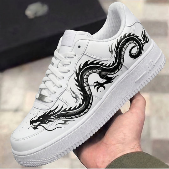 Custom Air Force 1 Black Dragon