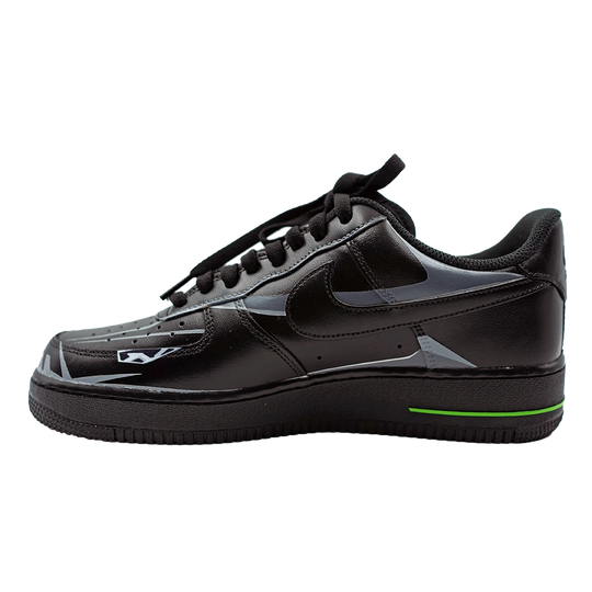 Custom Air Force 1 Black Lamborghini Logo Design