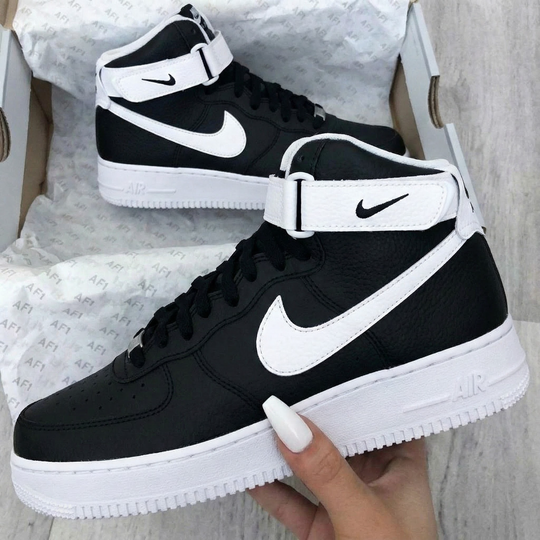Custom Air Force 1 Black White