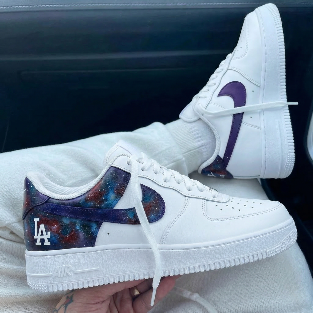Custom Air Force 1 Galaxy LA Logo