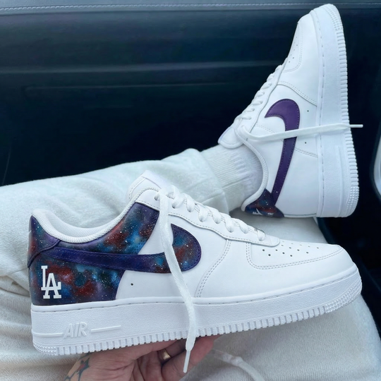 Custom Air Force 1 Galaxy LA Logo