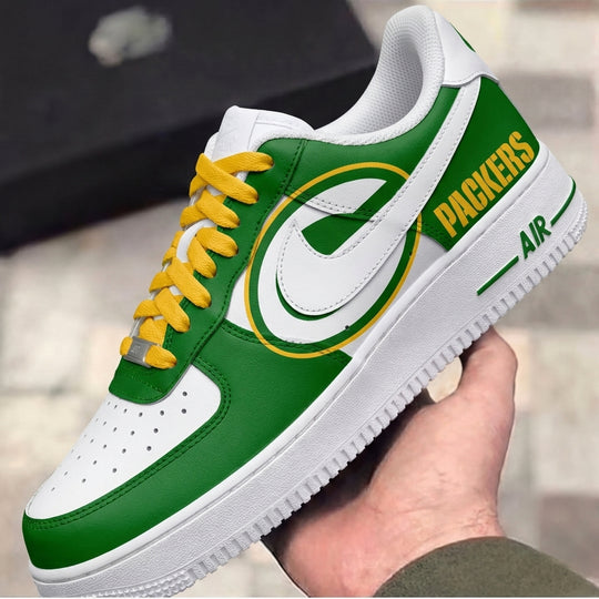 Custom Air Force 1 Green Yellow Packers