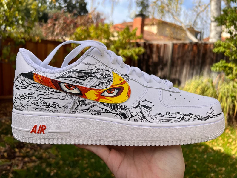 Custom Air Force 1 Naruto Theme