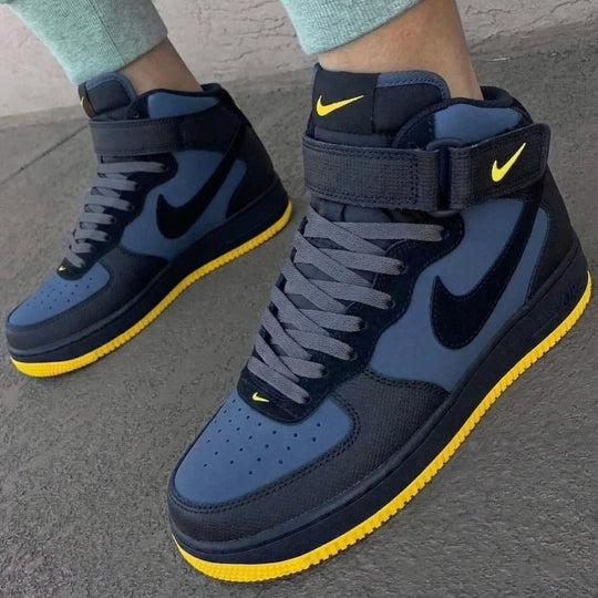 Custom Air Force 1 Navy Black Yellow Sole