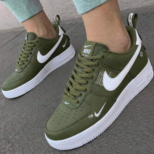 Custom Air Force 1 Olive White Design