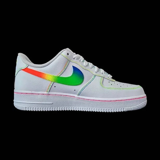 Custom Air Force 1 Rainbow Swoosh