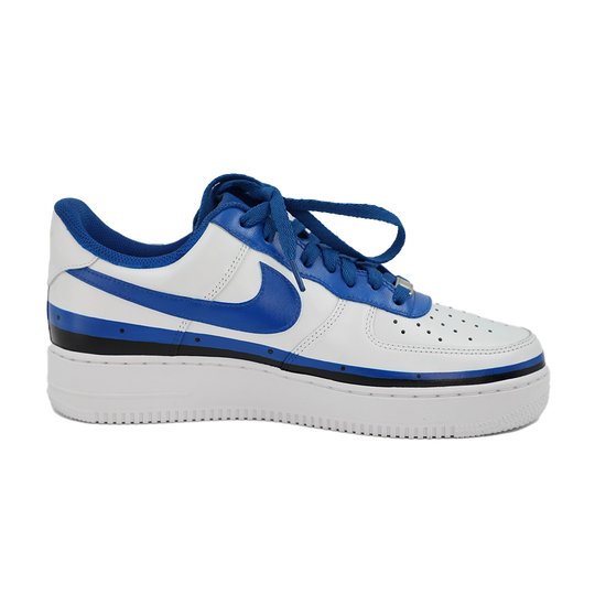 Custom Air Force 1 White Blue Ducati Design