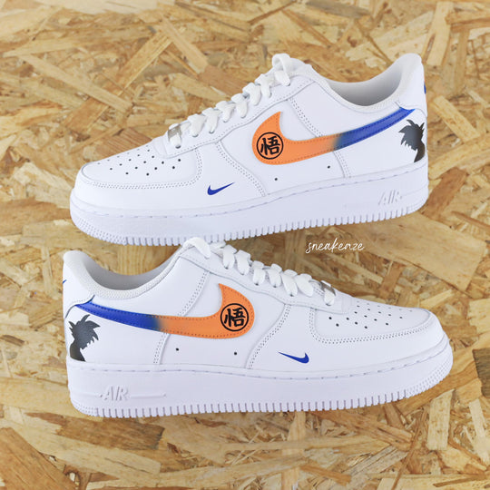 Custom Air Force 1 White Dragon Ball Cartoon