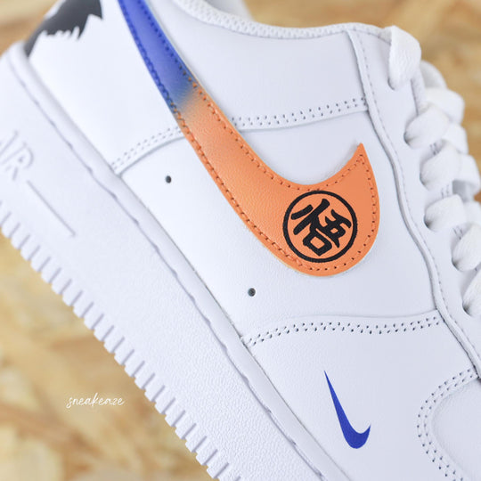 Custom Air Force 1 White Dragon Ball Cartoon