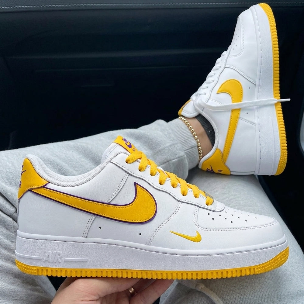 Custom Air Force 1 Yellow Purple