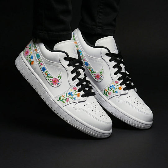 Custom Air Jordan 1 Floral
