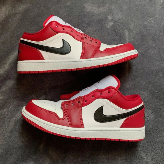 Custom Air Jordan 1 Red White Black