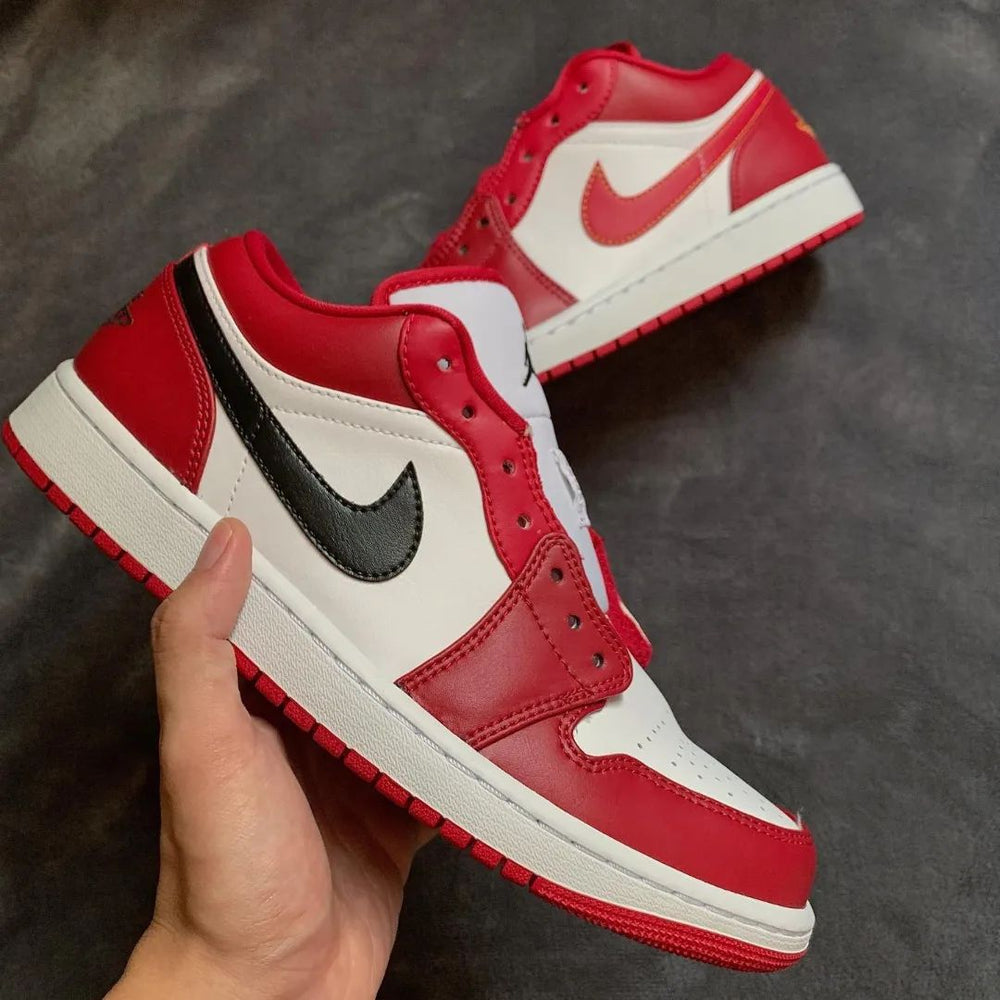 Custom Air Jordan 1 Red White Black