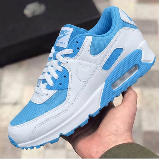 Custom Air Max 90 White Baby Blue