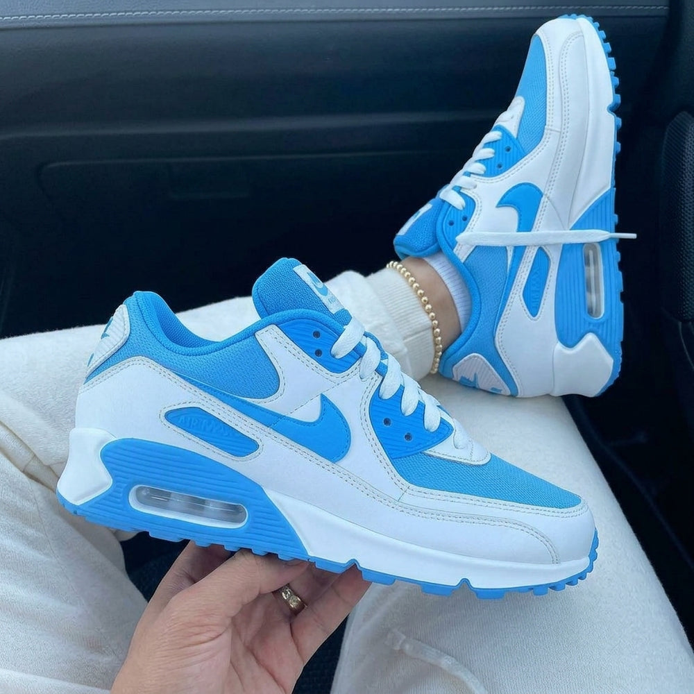 Custom Air Max 90 White Baby Blue